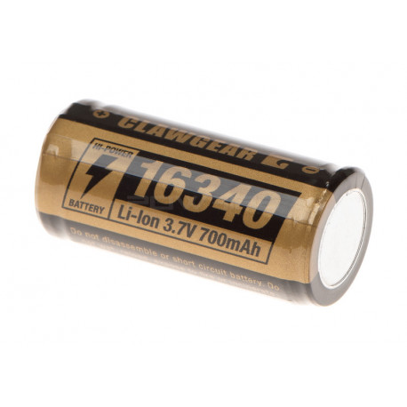 Clawgear 16340 Battery 3.7V 700mAh - 