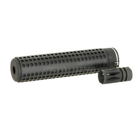 BIG DRAGON KAC style QD silencer with Flash hider BD3533 - Black - 