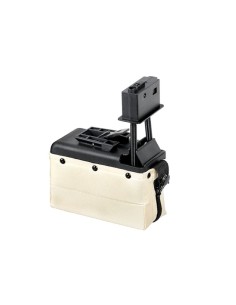 AK 1500 Round Box Magazine for M249 - Tan -  2