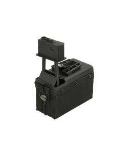 BATTLEAXE 1500 Round Box Magazine for M249 - Black - 