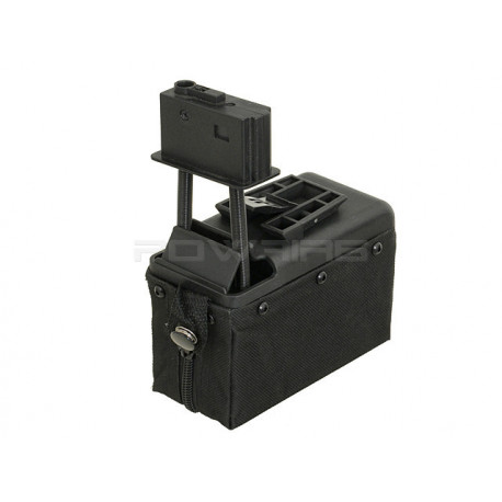 BATTLEAXE ammobox 1500 coups pour M249 - Noir - 