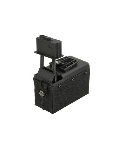 BATTLEAXE ammobox 1500 coups pour M249 - Noir - 