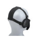 Half Face SKULL Mask (Ear Version) - Black - 