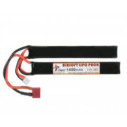 IPOWER batterie LIPO 7.4V 1450Mah 20C double stick (dean) - 