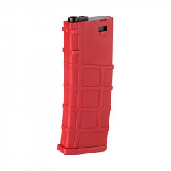 LONEX chargeur mid cap 200 coups pour M4 AEG - Rouge - 