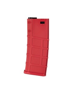 LONEX chargeur mid cap 200 coups pour M4 AEG - Rouge -  2