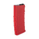 LONEX chargeur mid cap 200 coups pour M4 AEG - Rouge - 