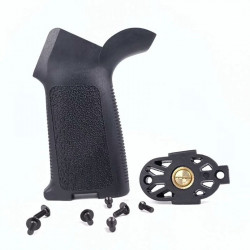 SHS Ergonomic style motor grip for M4 AEG - Black - 