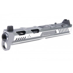 EMG Strike Industries culasse CNC ARK RMR pour VFC Glock 17 Gen4 GBB - Silver - 