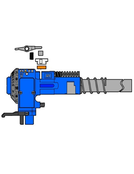 Airtech Studios chariot TDC avec M-nub pour chambre hop-up Maxx - 