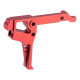 Airtech Studios détente droite CNC pour Krytac KRISS Vector - rouge - 