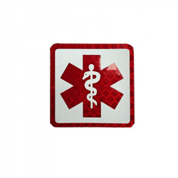 Medic Logo, Reflective Velvro Patch - 