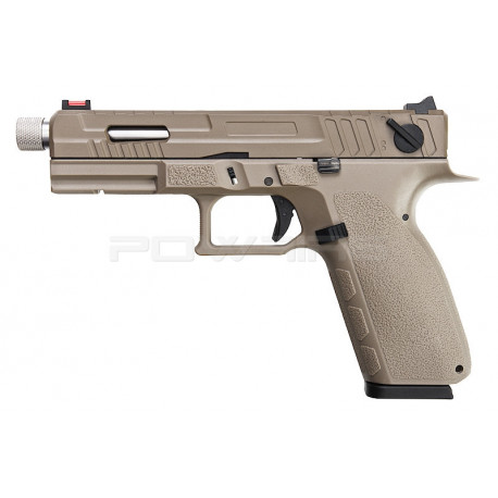 KJ Works KP-13 Custom Full Auto Gas Tan - 