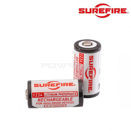 Surefire 123A RECHARGEABLE BATTERIES X 2 - 