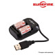 Surefire 2 Piles rechargeables 123A - 