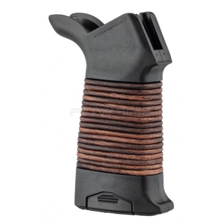 HERA ARMS brown leather grip handle H15GL for AR15 / M4 GBBR - 