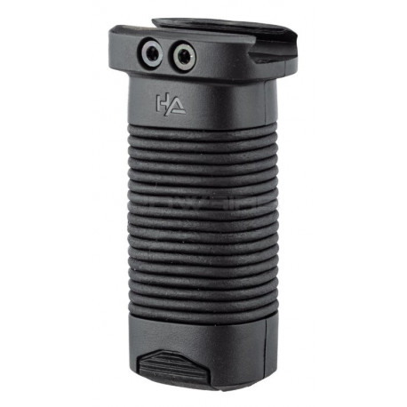 HERA ARMS grip avant cuir noir HFGL pour rail 20mm