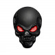 Sticker metal autocollant style Skull - 