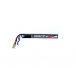 ASG batterie lipo stick 7.4v 1300mah 25C - Mini Tamiya