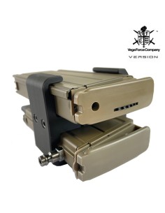 P6 500rds HPA Hi-cap Magazine Dark Earh for VFC Scar-H GBBR -  2