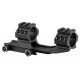 PPS 25,4mm optic mount with bubble level - Black - 