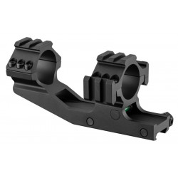 PPS 30mm optic mount with bubble level & 20mm rail - Black