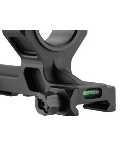 PPS 25,4mm - 30mm optic mount with bubble level - Black -  2