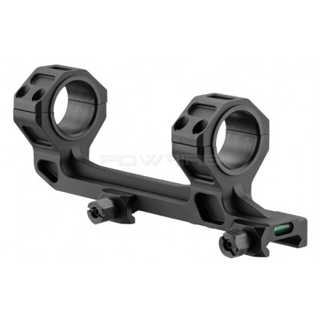 PPS 25,4mm - 30mm optic mount with bubble level - Black - 