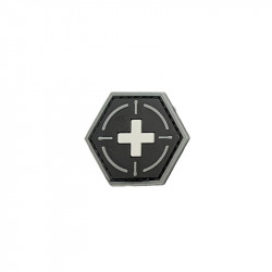 Patch Tactical Medic Cross - Black - 