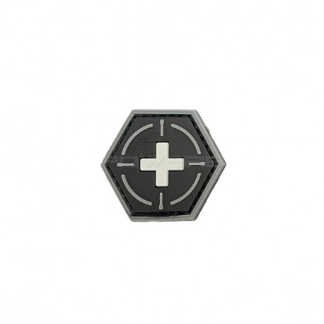Patch Tactical Medic Cross - Black - 