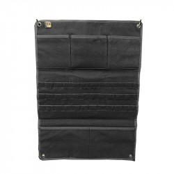 JTG Morale Patch panel with 5 compartments and molle webbing 58 x 44cm - black - 