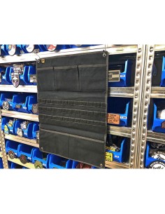 JTG Morale Patch panel with 5 compartments and molle webbing 58 x 44cm - black -  2