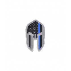 Patch Thin Blue Line Spartan Helmet - 