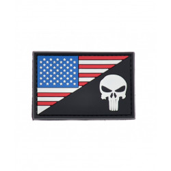 Patch USA Punisher Flag - 