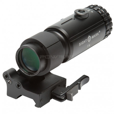 Sightmark magnifier T-5 avec LQD Flip à montage latéral - 