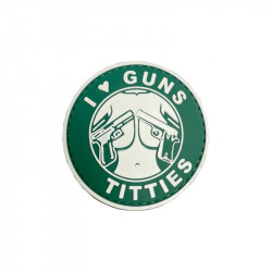 Patch I Love Guns And Titties - 