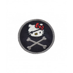 Patch Hello Kitty Jolly Roger - bk