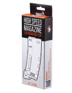 Lancer Tactical Chargeur Speed 130 billes pour M4 AEG - Gris -  2