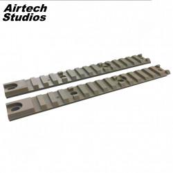 Airtech Studios rail picatinny supérieur court X2 Dark Earth pour AM-013 AM-014 - 