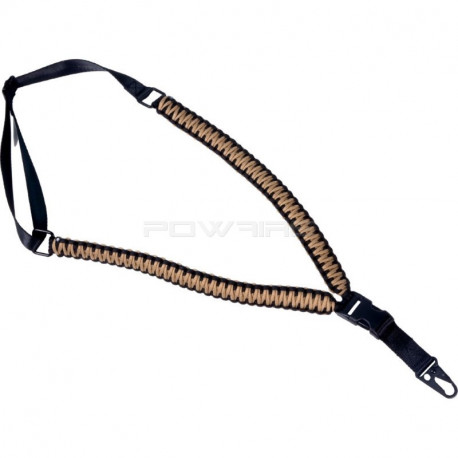 Swiss Arms 1 point paracord sling black & Coyote - 