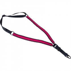 Swiss Arms 1 point paracord sling black & pink - 