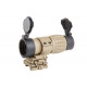 AIM-O FXD 4X Magnifier Dark Earth - 