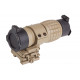 AIM-O FXD 4X Magnifier Dark Earth - 