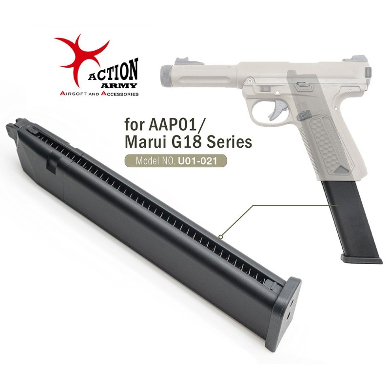 Action Army Chargeur pour réplique airsoft GBB Assassin AAP01 6 mm