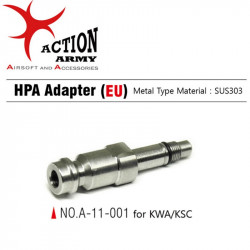 AAC valve HPA inox pour réplique KWA/KSC version EU - 