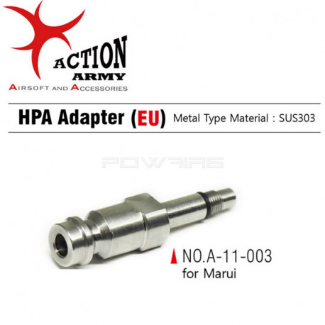 AAC valve HPA inox pour réplique Marui version EU - 