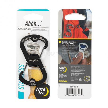 Nite Ize mousqueton / Décapsuleur "Ahhh..." - 