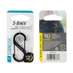 Nite Ize S-Biner Number 2 double carabiner - Black - 