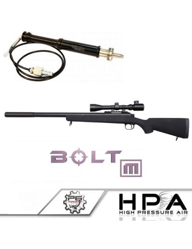 P6 réplique sniper BAR-10 G-SPEC avec lunette HPA BOLT-M - 