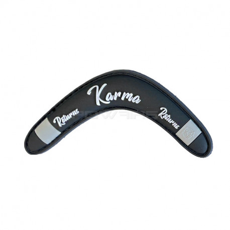 Karma Returns Boomerang Velcro patch - BK